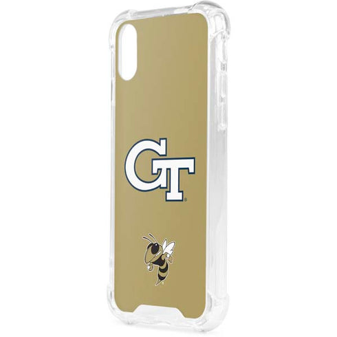 Georgia Institute of Technology GT with Mascot iPhone XS Clear Case