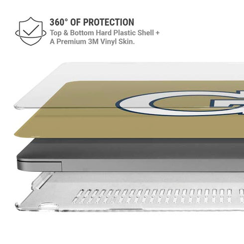 Georgia Institute of Technology GT with Mascot MacBook Pro 14in (2021-24) Case plus Skin