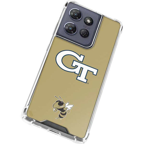 Georgia Institute of Technology GT with Mascot Moto G 5G (2025) Clear Case