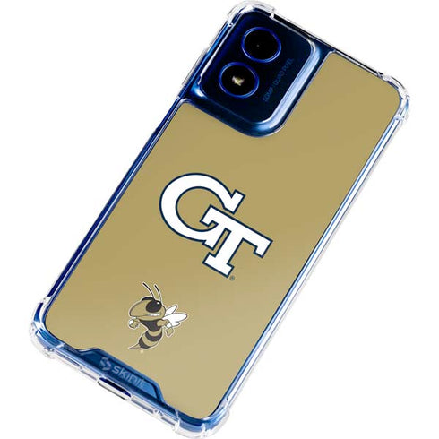 Georgia Institute of Technology GT with Mascot Moto G 5G (2024) Clear Case
