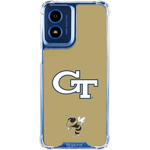 Georgia Institute of Technology GT with Mascot Moto G Play 4G (2024) Clear Case