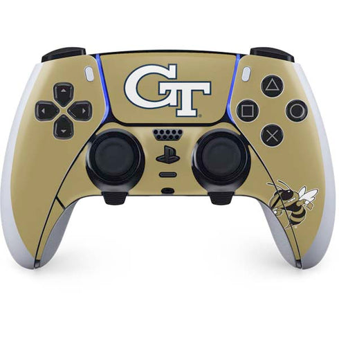 Georgia Institute of Technology GT with Mascot PS5 DualSense Edge Pro Controller Skin