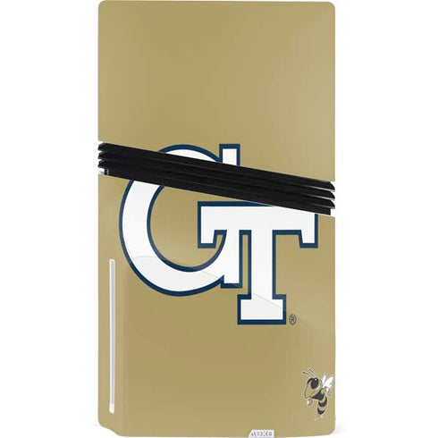 Georgia Institute of Technology GT with Mascot PS5 Pro Disk Console Skin