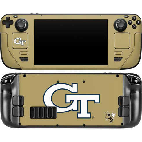 Georgia Institute of Technology GT with Mascot Steam Deck Handheld Gaming Computer Skin