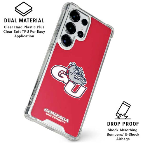 Gonzaga University GU Bulldogs Galaxy S25 Ultra Clear Case