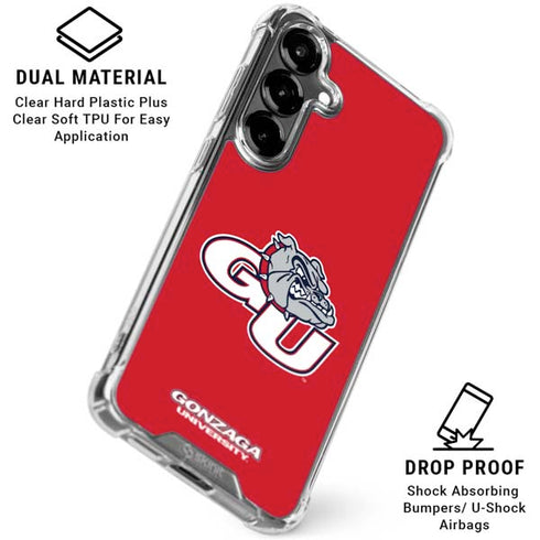 Gonzaga University GU Bulldogs Galaxy S26 Clear Case