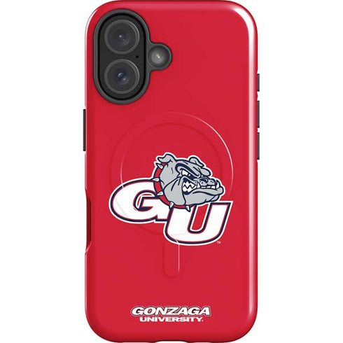 Gonzaga University GU Bulldogs iPhone 16 Magsafe Impact Case