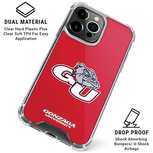 Gonzaga University GU Bulldogs iPhone 16 Pro Max Clear Case