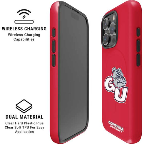 Gonzaga University GU Bulldogs iPhone 16 Pro Max Magsafe Impact Case