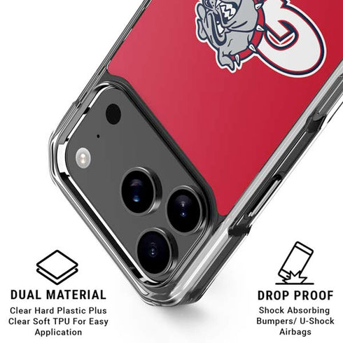 Gonzaga University GU Bulldogs iPhone 18 Pro Clear Case