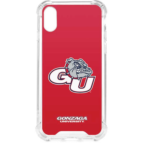 Gonzaga University GU Bulldogs iPhone XS Clear Case