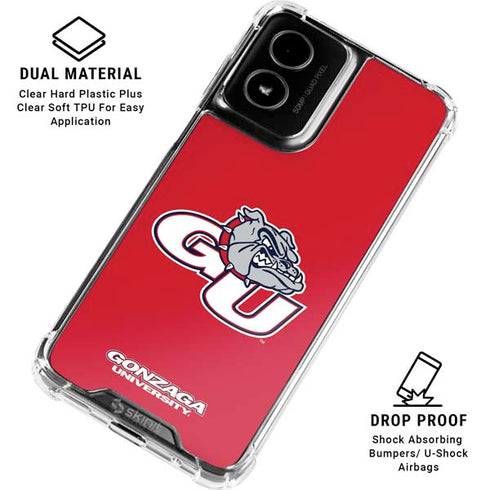 Gonzaga University GU Bulldogs Moto G Power 5G (2024) Clear Case
