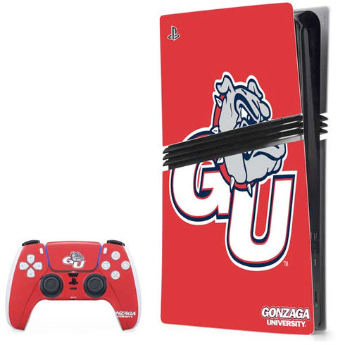 Gonzaga University GU Bulldogs PS5 Pro Bundle Skin