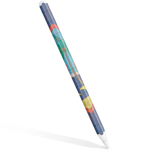 Guam Flag Dark Wood Apple Pencil (2nd Gen 2019) Skin