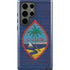 Guam Flag Dark Wood Galaxy S23 Ultra Pro Case