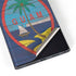 Guam Flag Dark Wood Galaxy Skins