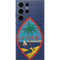 Guam Flag Dark Wood Galaxy Skins