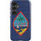 Guam Flag Dark Wood Galaxy S25 Impact Case
