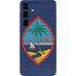 Guam Flag Dark Wood Galaxy S24 Plus Skin
