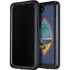 Guam Flag Dark Wood Galaxy S24 Plus Waterproof Case