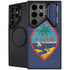 Guam Flag Dark Wood Galaxy Cases