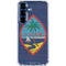 Guam Flag Dark Wood Galaxy S25 FE Clear Case