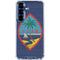 Guam Flag Dark Wood Galaxy S25 Plus Clear Case