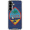 Guam Flag Dark Wood Galaxy S26 Clear Case