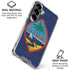 Guam Flag Dark Wood Galaxy S26 Clear Case