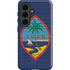 Guam Flag Dark Wood Galaxy S26 Impact Case