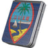 Guam Flag Dark Wood Galaxy Z Flip6 Skin