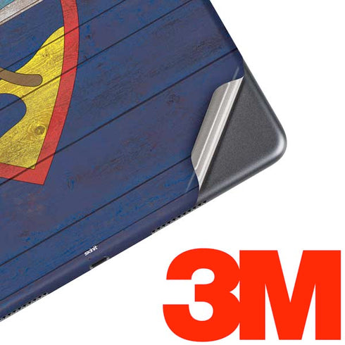 Guam Flag Dark Wood iPad Skins