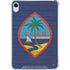 Guam Flag Dark Wood iPad 11th Gen (2025) Clear Case