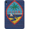 Guam Flag Dark Wood Apple iPad Mini Skin
