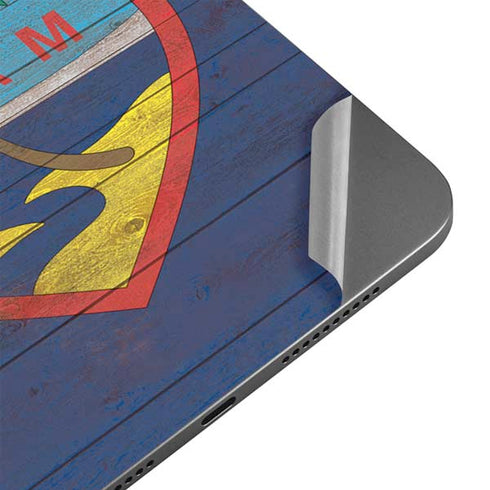 Guam Flag Dark Wood Apple iPad Mini Skin