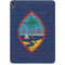 Guam Flag Dark Wood Apple iPad Pro Skin