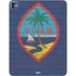 Guam Flag Dark Wood iPad Pro 13in M4 (2024) Skin
