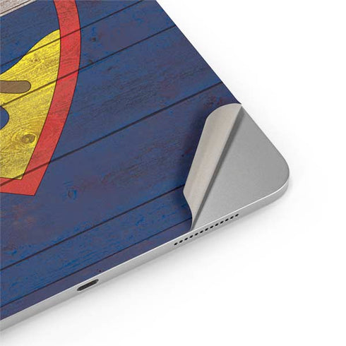 Guam Flag Dark Wood iPad Pro 13in M4 (2024) Skin