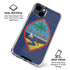 Guam Flag Dark Wood iPhone 15 Clear Case