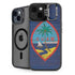 Guam Flag Dark Wood iPhone 15 Kickstand Case