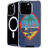 Guam Flag Dark Wood iPhone 16 Pro MagSafe Case