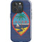 Guam Flag Dark Wood iPhone 16 Pro Max Impact Case