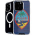 Guam Flag Dark Wood iPhone 16 Pro Max MagSafe Case