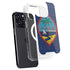 Guam Flag Dark Wood iPhone 16 Pro Max MagSafe Case