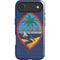 Guam Flag Dark Wood iPhone 17 Air Magsafe Impact Case