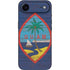 Guam Flag Dark Wood iPhone 17 Air Skin