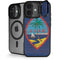 Guam Flag Dark Wood iPhone 17 Kickstand Case