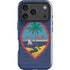 Guam Flag Dark Wood iPhone 17 Pro Impact Case