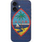Guam Flag Dark Wood iPhone 17 Skin