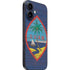 Guam Flag Dark Wood iPhone 17 Skin